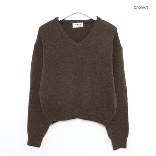 Alpaca Mix V-Neck Knit