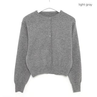 Simple Round Cardigan