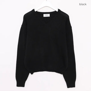 Alpaca Mix V-Neck Knit
