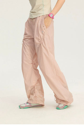 [Monterest] UPF50+ Water-Resistant Ruched Parachute Pants