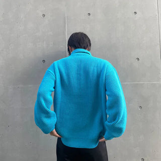 Half-zip knit