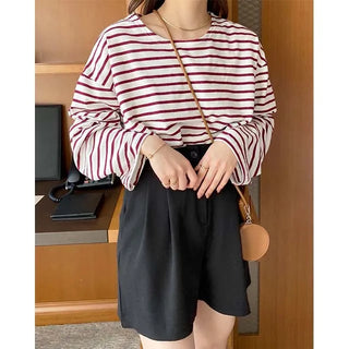 brit stripe boxy T