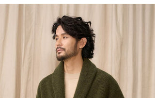 [CULTUM] Wool Shawl Collar Cardigan