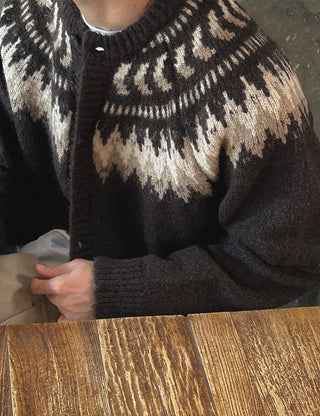 Ben Nordic Round Cardigan (3 colors)