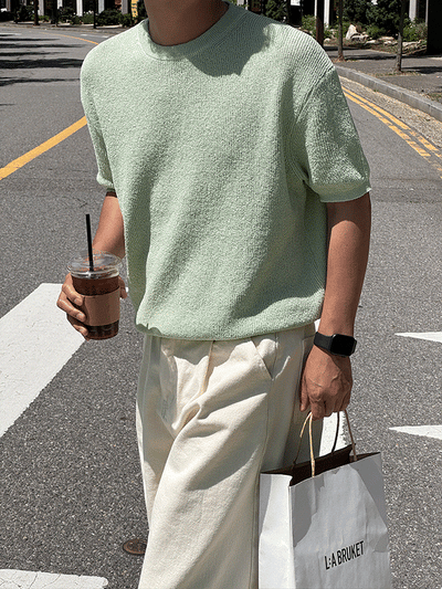 Romang Cool Linen Hachi Round Knit