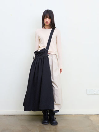 [NeverSeez] Jacquard Voluminous Skirt