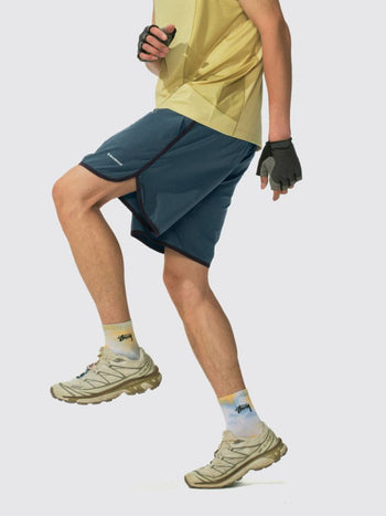 [Monterest] Quick-Dry Contrast Trim Surf Shorts