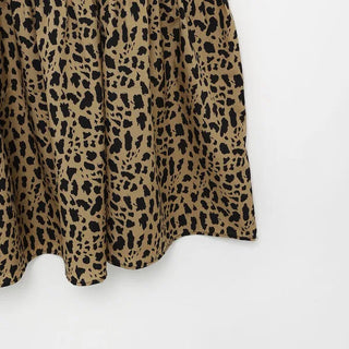 Leopard print long dress