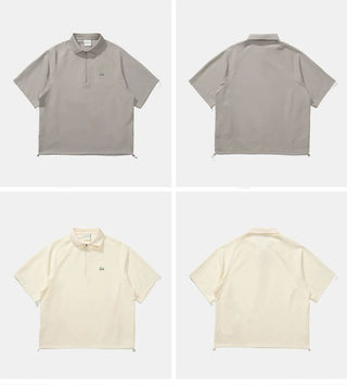 [Monterest] Quick-Dry Half-Zip Polo Shirt