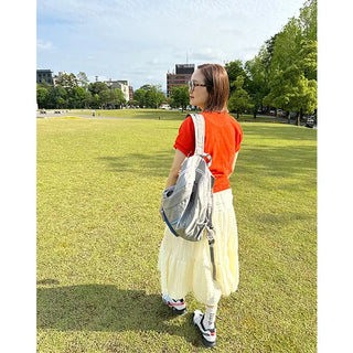 Raglan short-sleeved sweatshirt