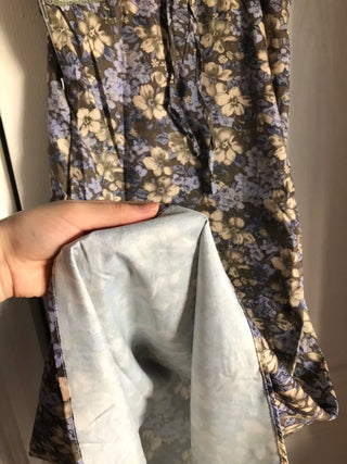 Floral lace bustier layered sleeveless long dress