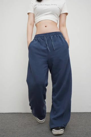 Two-way String Wide Jogger Pants Oversized Unisex