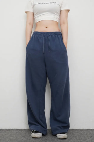 Two-way String Wide Jogger Pants Oversized Unisex