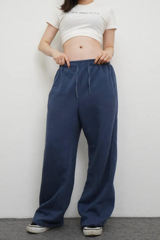 Two-way String Wide Jogger Pants Oversized Unisex