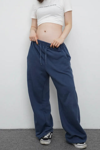 Two-way String Wide Jogger Pants Oversized Unisex