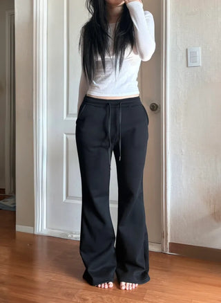 Bootcut training pants hip pads elastic band bootcut tall women petite women