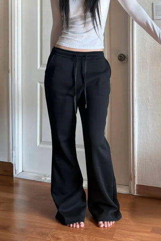 Bootcut training pants hip pads elastic band bootcut tall women petite women