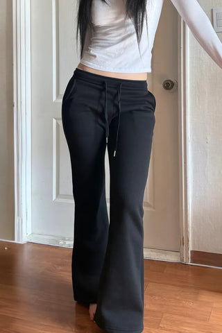 Bootcut training pants hip pads elastic band bootcut tall women petite women