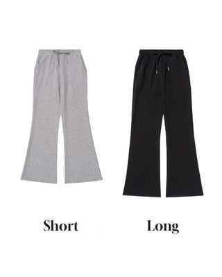 Bootcut training pants hip pads elastic band bootcut tall women petite women