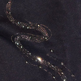 Side Cubic Stone Wide String Training Pants