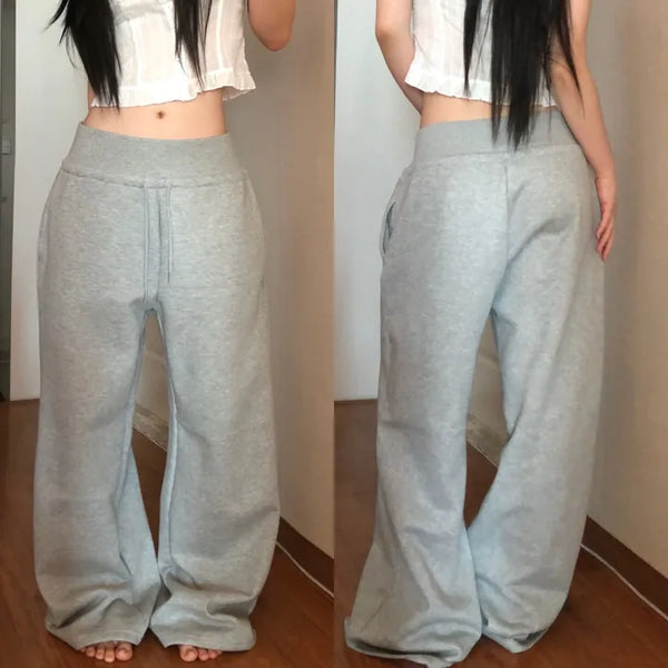 Corset Hip-Padded Elastic Waist Wide Training Pants