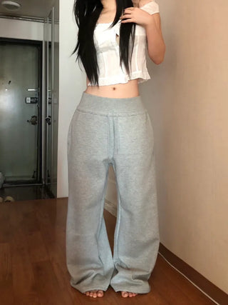 Corset Hip-Padded Elastic Waist Wide Training Pants