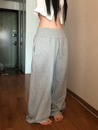 Corset Hip-Padded Elastic Waist Wide Training Pants