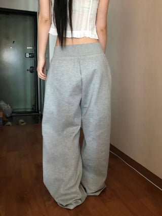 Corset Hip-Padded Elastic Waist Wide Training Pants