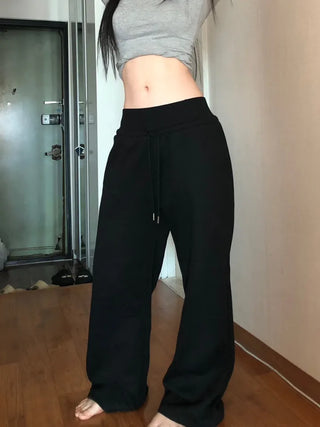 Corset Hip-Padded Elastic Waist Wide Training Pants