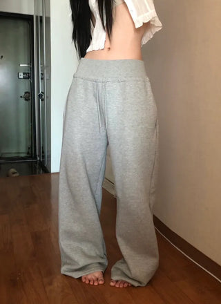 Corset Hip-Padded Elastic Waist Wide Training Pants