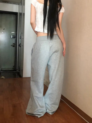 Corset Hip-Padded Elastic Waist Wide Training Pants