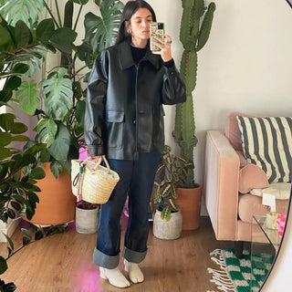 Leather jacket