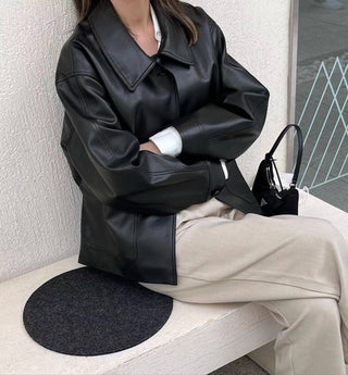 Leather jacket