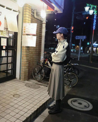 Asymmetric windbreaker jacket