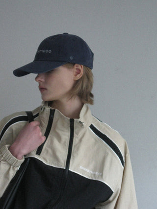 Asymmetric windbreaker jacket