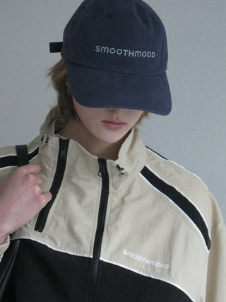 Asymmetric windbreaker jacket