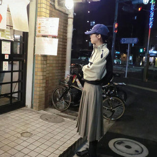Asymmetric windbreaker jacket