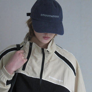 Asymmetric windbreaker jacket