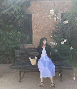 Lace puff shirt