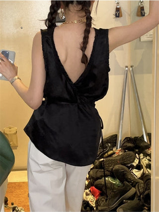 Cross back Top