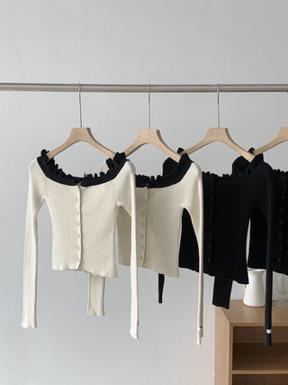 Off-shoulder sweater
