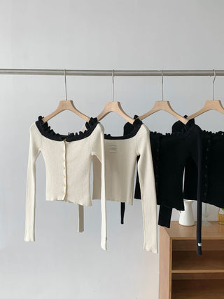 Off-shoulder sweater