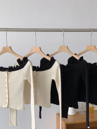 Off-shoulder sweater