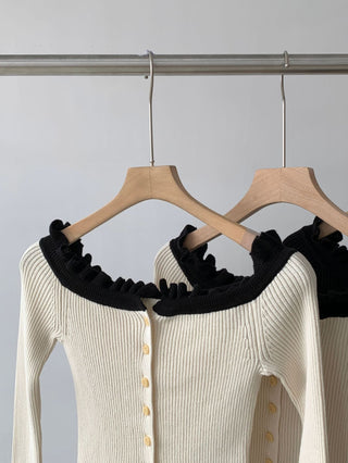 Off-shoulder sweater
