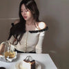 Off-shoulder sweater