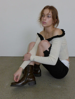 Off-shoulder sweater