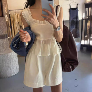 Tight waist shorts