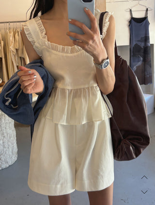Tight waist shorts