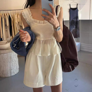 Tight waist shorts