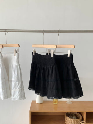 Lace umbrella skirt